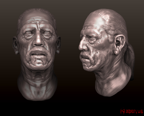 Cartoon: danny trejo - 3d portrait (medium) by Hentamten tagged 3d,trejo,danny