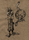 Cartoon: Shaman (small) by Hentamten tagged shaman