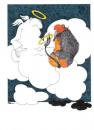 Cartoon: engel und teufel (small) by ruditoons tagged heiligenschein,