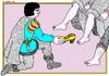 Cartoon: Cinderel-a (small) by srba tagged fairy,tales,prince,gays