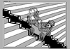 Cartoon: Moving pictures (small) by srba tagged film,chaplin,art,battleship,potemkin,sergei,eisenstein