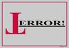 Cartoon: T - Error ! (small) by srba tagged terrorism