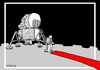 Cartoon: WELCOME BACK HOME (small) by srba tagged neil,armstrong,moon,space,apollo11