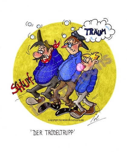 Cartoon: Der Trödeltrupp (medium) by irlcartoons tagged trödeltrupp,tröde,plunder,antiquitäten,antik,fernsehen,fernsehsendung,tv,show,verkauf,flohmarkt,händler,antiquitätenhändler,wortwitz,humor,cartoon