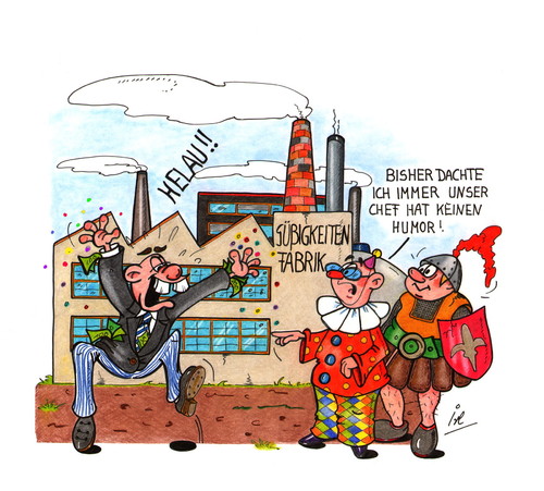 Cartoon: Faschingsfreuden (medium) by irlcartoons tagged fasching,fastnacht,gewinn,umsatz,süßigkeiten,umzug,faschingsumzug,feiern,gaudi,masken,verkleiden,kinder,industrie,karneval,düsseldorf,köln