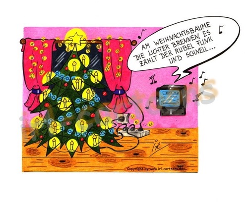 Cartoon: Stromkosten (medium) by irlcartoons tagged ko,stromanbieter,irlcartoons,christmas,sparen,kosten,stromtarif,preisvergleich,solar,enbw,lichter,weihnachtsbeleuchtung,lichterkette,weihnachtsbaum,dezember,winter,energiekosten,energie,stromverbrauch,stromzähler,stromkosten,weihnachtsstimmung,weihnachten