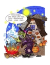 Cartoon: Hexerei (small) by irlcartoons tagged hexe,hexerei,hexen,halloween,corona,magie,zauberei,zauber,brauchtum,kürbis,monster,kult,fest,kinder,herbstfest,geister,spuk,oktober,grusel,gänsehaut,zauberstab,grippe,kalender,jahr,grippevirus,virus,pandemie,wünsche,wunsch,krise,wirtschaftskrise