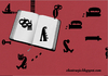 Cartoon: letras (small) by german ferrero tagged letras,letters,book,libro
