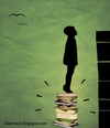 Cartoon: muro 2 (small) by german ferrero tagged cultura,educacion,education,books,libros,el,antruejo,wall