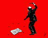 Cartoon: polibro (small) by german ferrero tagged police,policia,cultura,libro,book,culture,represion,ger,antruejo