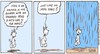 Cartoon: Hamish loves the rain!.. (small) by noodles cartoons tagged hamish,scotty,dog,rain