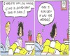 Cartoon: Thank goodness 4 the week-end!.. (small) by noodles cartoons tagged coco,sunny,school