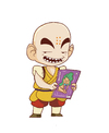 Cartoon: KRILLIN (small) by MonitoMan tagged db,dbz,krillin