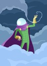 Cartoon: Mysterio (small) by MonitoMan tagged mysterio