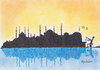 Cartoon: ISTANBUL (small) by coskungole58 tagged istanbul