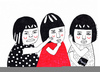 Cartoon: gossip (small) by nolanolee tagged gossip