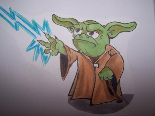 Cartoon: yoda (medium) by markcrossey tagged jedi,star,wars,yoda,