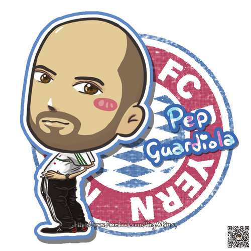 Cartoon: Pep Guardiola (medium) by TiNG tagged klopp,jürgen,miasanmia,fcbayern,borussia,dortmund,bvb,bayern,münchen,fcb,munich,mir,mia,pep,guardiola,cl,champions,league,dfb,pokal,finale,pokalfinale,endspiel,fussball,fußball,soccer,football,cartoon,comic,zeichnung,karikatur