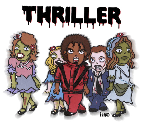 Thriller By isacomics | Famous People Cartoon | TOONPOOL