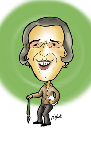 Cartoon: Sezer Odabasioglu (medium) by ilker yati tagged karikaturist