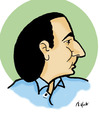 Cartoon: oguz gurel (small) by ilker yati tagged oguz,gurel