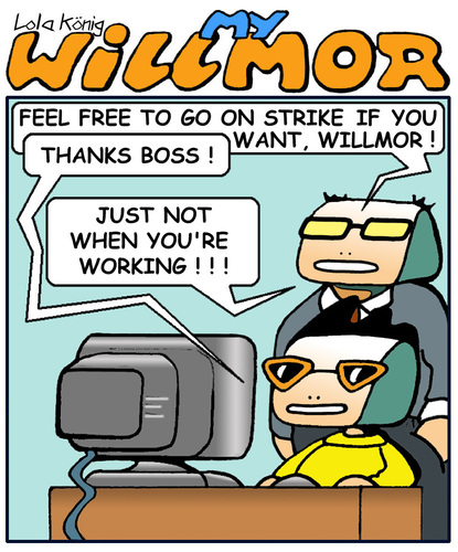 Cartoon: Willmor (medium) by Lola König tagged willmor