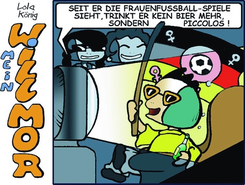 Cartoon: willmor (medium) by Lola König tagged willmor