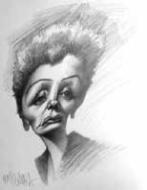 Cartoon: Edith Piaf (medium) by Vizcarra tagged edith,piaf