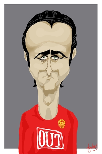 Cartoon: Berbatov (medium) by Bravemaina tagged dimitar,berbatov,bulgaria,football,soccer,manchester,united