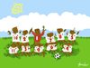 Cartoon: Bulgarian National Football Team (small) by Bravemaina tagged bulgarian,national,football,team,soccer,world,cup,2010