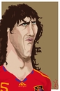 Cartoon: Carles Puyol (small) by Bravemaina tagged carles puyol spain soccer football barcelona