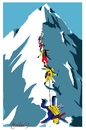 Cartoon: economy climb... (small) by Bravemaina tagged economy,european,union,eu,greece