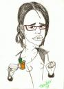 Cartoon: Nina with a cup of tea (small) by Bravemaina tagged nina