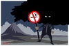 Cartoon: Smoke.. (small) by Bravemaina tagged volcano smoke smoking