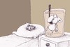 Cartoon: guilty conscience (small) by Hugo_Nemet tagged guilty,conscience