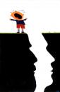 Cartoon: Divorce (small) by Mihail tagged divorce,children,parents,separation