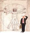 Cartoon: Without words (small) by Mihail tagged leonardo,da,vinci,businessma,business,measure