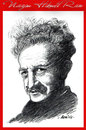 Cartoon: nazim hikmet (small) by aceratur tagged nazim,hikmet