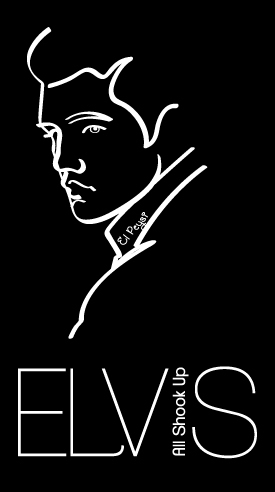 Cartoon: ELVIS All Shook UP (medium) by ELPEYSI tagged elvis,rey,rockandroll,dance,pelvis