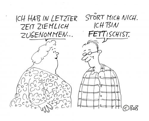 Cartoon: FETTischist (medium) by Christian BOB Born tagged fetischismus,dick,vorlieben,fetischist,fetischismus,fetisch,neigung,vorliebe,perversion,essen,ernährung,lebensmittel,übergewicht,fett,dick,gesundheit,partnersuche,partnerschaft,beziehung,liebe,gewicht,fettleibigkeit