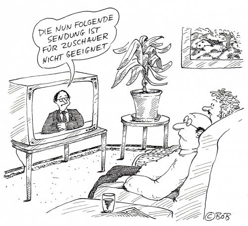 Cartoon: ohne Titel (medium) by Christian BOB Born tagged tv,medien,konsum,gesellschaft,tv,fernsehen,medien,medium,programm,sendung,freizeit,unterhaltung,konsum,konsument,konsumgesellschaft,gesellschaft,fsk,film,filme,zuschauer