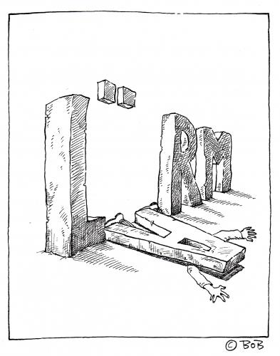 Cartoon: Rrrums... (medium) by Christian BOB Born tagged umwelt,lärm,krach,umwelt,lärm,krach,laut,buchstaben