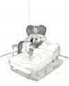 Cartoon: Baden gehen (small) by Christian BOB Born tagged psycho,couch,therapie