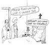 Cartoon: Full time job (small) by Christian BOB Born tagged pflege bett alte pflegedienst tag und nacht schlaf