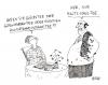 Cartoon: Genau ! (small) by Christian BOB Born tagged schweben,landen
