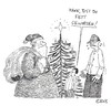 Cartoon: Ho Ho Hoppla (small) by Christian BOB Born tagged plätzchen nikoläuse wänste