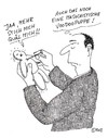 Cartoon: ohne T (small) by Christian BOB Born tagged sado,maso,voodoo,puppe,nadel,stich,quäl