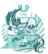 Cartoon: Patrol destroyers (small) by Ibon Sanchez tagged shirt,skunk,dj