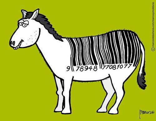Cartoon: Evolution of the zebra (medium) by marcosymolduras tagged evolution,zebra