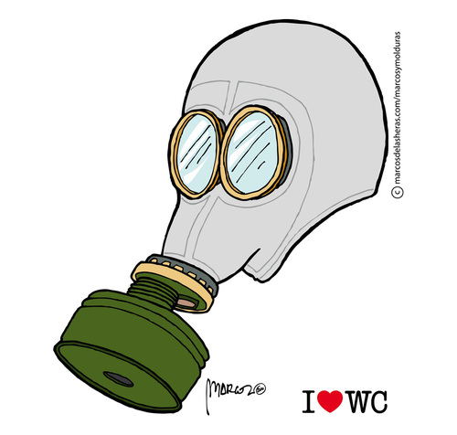Cartoon: User Manual Appendix I (medium) by marcosymolduras tagged gas,mask